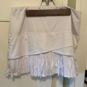 Women’s white tennis/golf skort